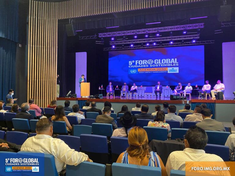 5to Foro Global Ciudades Sostenibles Agenda 2030 ONU - Agua Limpia y Saneamiento. Sede: Cancún 2021